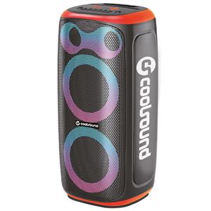 ALTAVOZ KARAOKE PORTATIL COOLSOUND BLAST PUMP 2X6.5" 350W NARANJA - CS0293-1