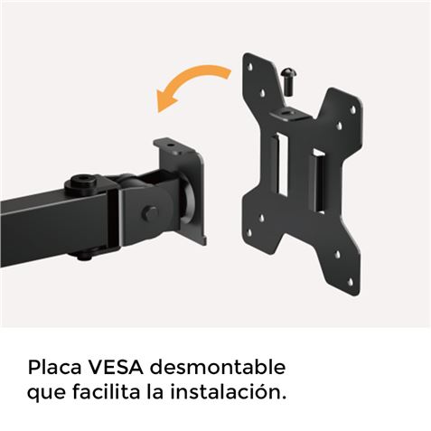 SOPORTE DE MESA 1 MONITOR 17"-32" CROMAD - CR1239-4