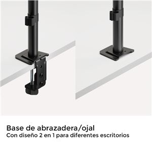 SOPORTE DE MESA 1 MONITOR 17"-32" CROMAD - CR1239-5