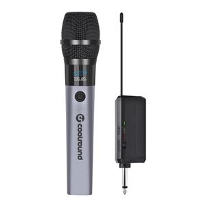 MICROFONO INALÁMBRICO UHF CON RECEPTOR Y BATERÍA COOLSOUND - CS0286-1
