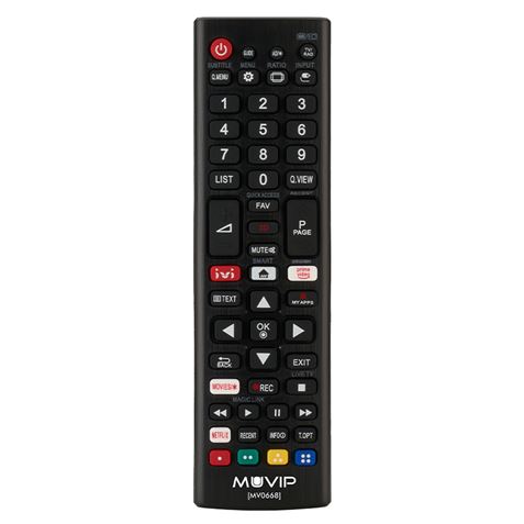 MANDO A DISTANCIA UNIVERSAL TELEVISORES LG MUVIP - MV0668