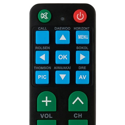 MANDO A DISTANCIA UNIVERSAL BOTONES GRANDES MUVIP - MV0670-1