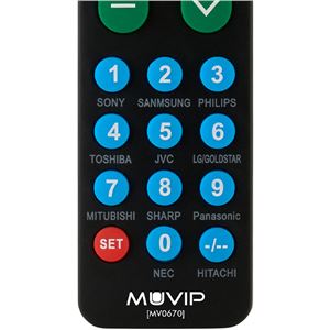 MANDO A DISTANCIA UNIVERSAL BOTONES GRANDES MUVIP - MV0670-2