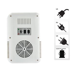 MINI NEVERA 5.5 LITROS 12/220V BLANCO/ESPEJO LED XO - XOCZ015-2