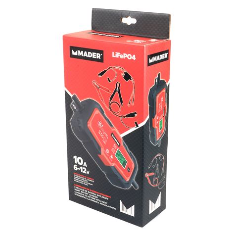 CARGADOR DE BATERIAS INTELIGENTE 10A 6-12V MADER - 63669-3
