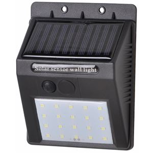 REACONDICIONADO APLIQUE LED SOLAR 30LM NEGRO ELBAT - EB0393