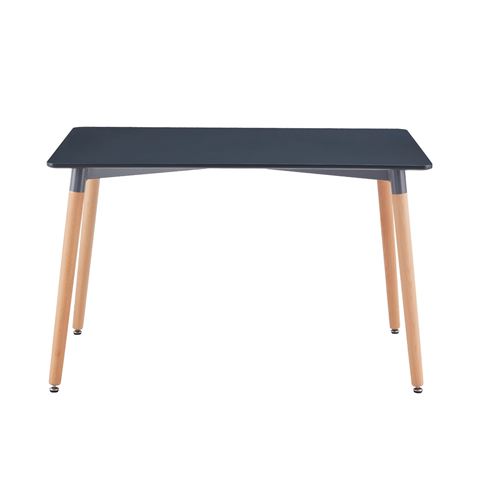 MESA MADERA GRIS PLOMO / MADERA 74X120X80CM THINIA HOME - 80126-1