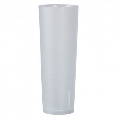 REACONDICIONADO SET 10 VASOS TUBO REUTILIZABLES 330ML ALGON - BA01054375733