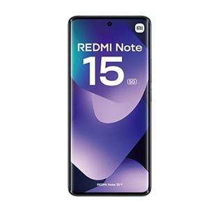 SMARTPHONE REDMI NOTE 15 6.77" | 5G | 8GB | 256GB | NEGRO | 108MPX XIAOMI - 6932554469252-1