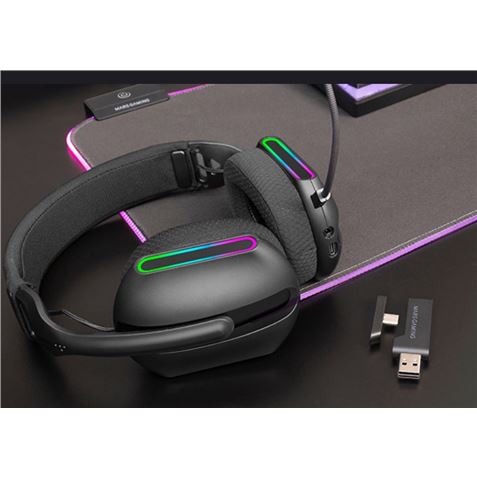 AURICULARES BLUETOOTH 5.3 GAMING ARGB 7.1 MHWPRO MARS GAMING - MHWPRO-1