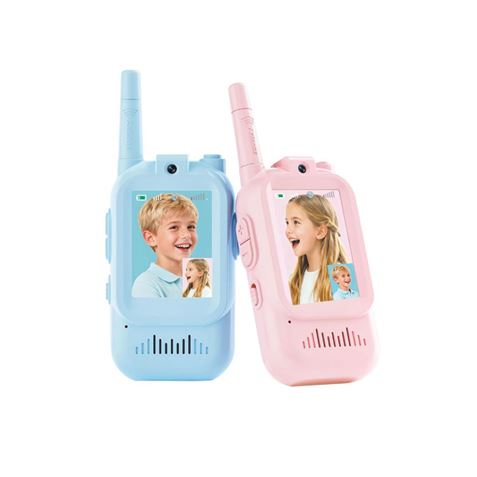 PACK 2 WALKIES TALKIES INFANTILES CON CAMARA AZUL/ROSA DJJ02 XO - XODJJ02