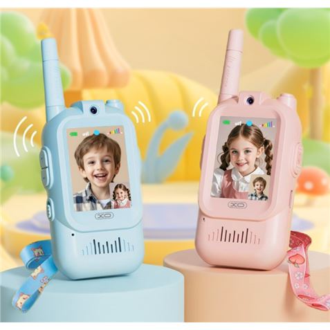 PACK 2 WALKIES TALKIES INFANTILES CON CAMARA AZUL/ROSA DJJ02 XO - XODJJ02-2