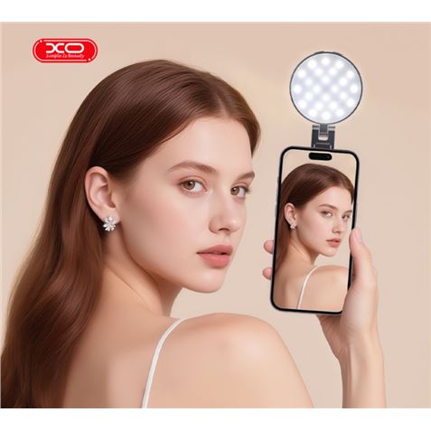 ARO DE LUZ 3 TONALIDAD MAGNETICO MAGSAFE CON ESPEJO Y GIRATORIO SS35 NEGRO - XOSS35BK-3