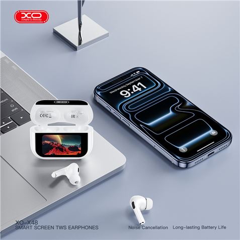 AURICULARES BLUETOOTH CON CANCELACION DE RUIDO TWS X48 BLANCO XO - XOX48-5
