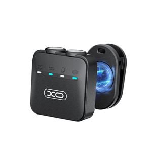 MICROFONO INALAMBRICO DE SOLAPA CON CAJA DE CARGA NEGRO MC15 XO - XOMC15BK-1