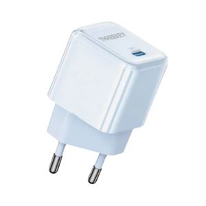 CARGADOR DE CORRIENTE 30W TIPO C THREEKEY AZUL - TK116BL