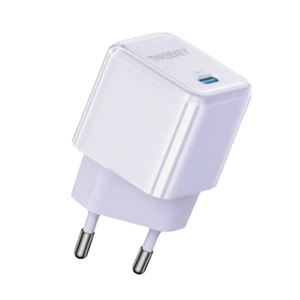 CARGADOR DE CORRIENTE 30W TIPO C THREEKEY VIOLETA - TK116PR