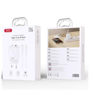 CARGADOR CARGA RAPIDA 30W USB-A /USB-C L151 + CABLE LIGHTNING BLANCO XO - XOL151LG-2.JPG