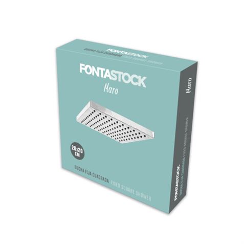 PLAFON DE DUCHA FIJA CUADRADA 20X20CM MARO FONTASTOCK - FSKFAB009-3
