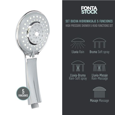 CONJUNTO DE DUCHA 5 POSICIONES FONTASTOCK - FSKFAB011-1