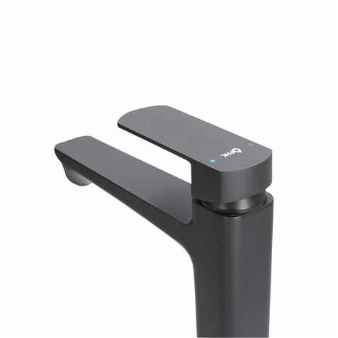 MONOMANDO LAVABO ALTO NEGRO FONTASTOCK - FSKFGB009-2