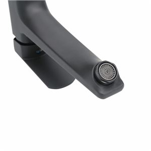 MONOMANDO LAVABO ALTO NEGRO FONTASTOCK - FSKFGB009-3