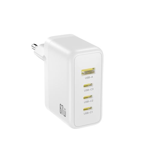 CARGADOR USB 3XUSB-C 67W 1XUSB-A 22.5W CE39 XO - XOCE39