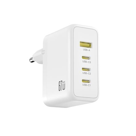 CARGADOR USB 3XUSB-C 67W 1XUSB-A 22.5W CE39 XO - XOCE39-2