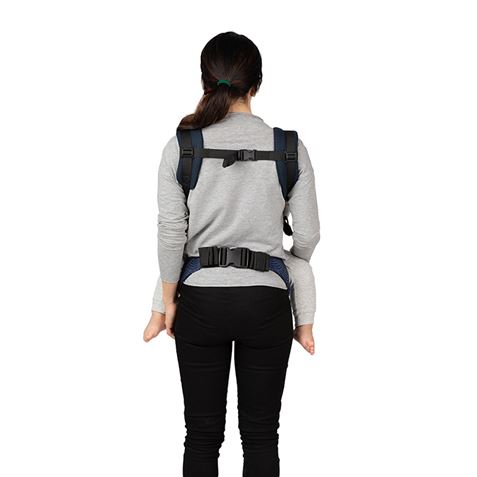 MOCHILA DE PORTEO BEBE +3 MESES HASTA 20KG NAVI BLUE COLLET MOMI