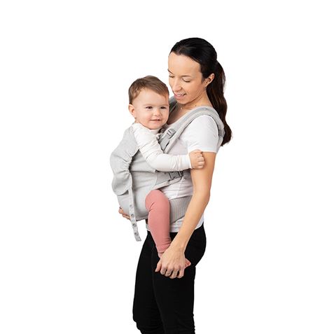 MOCHILA DE PORTEO BEBE +3 MESES HASTA 20KG GRAY COLLET MOMI