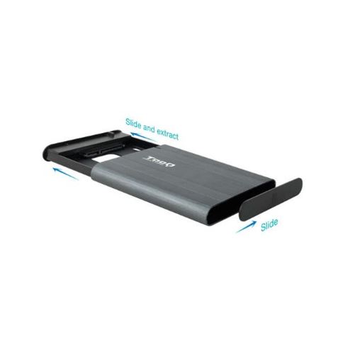 CARCASA EXTERNA HDD/SSD 2.5" SATA I,II,III USB MICRO-B A USB A TOOQ - TQE-2503G-1