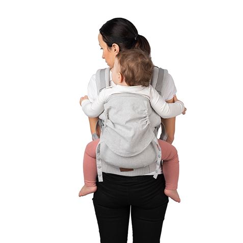 MOCHILA DE PORTEO BEBE +3 MESES HASTA 20KG GRAY COLLET MOMI