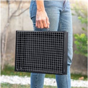 BARBACOA PORTATIL SOBREMESA PLEGABLE HIERRO INNOVAGOODS - V0103439-1