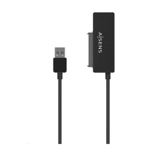 ADAPTADOR SATA A USB-A PARA DISCOS DUROS 2.5" Y 3.5" CON ALIMENTADOR AISENS - ASE-35A01B-2