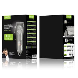 CORTAPELOS RECARGABLE CON DISPLAY CROMADA GREEN LYCA - G-1586-1