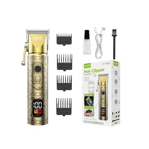 CORTAPELO METAL GL69960 BARBERO RECARGABLE CON PANTALLA GREEN LYCA - GL69960