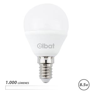BOMBILLA LED G45 | 8.5W | 1000LM | E14 | LUZ BLANCA | ELBAT