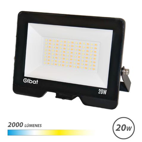 FOCO LED SERIE LUMAX CCT 20W | 2000LM | LUZ CALIDA, BLANCA Y FRIA ELBAT - EB0588