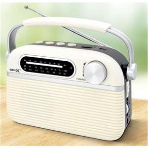 RADIO CLASICA RECARGABLE CON BLUETOOTH 4408 GEN-X - FMGB-4426