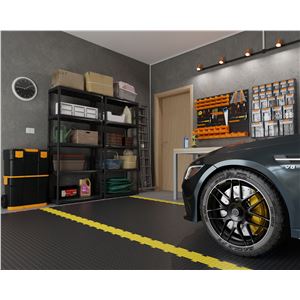 REACONDICIONADA ESTANTERIA POLIPROPILENO 5 BALDAS 800X400XH1760MM ARTPLAST - T805-1