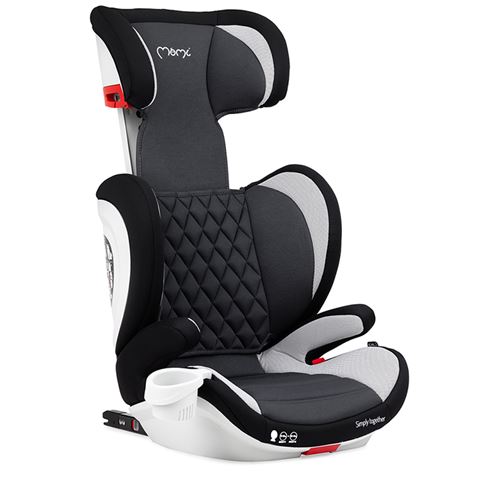 SILLA COCHE DE 15 A 36KG GRUPO 2/3 CON ISOFIX Y CINTURON GRIS QUICK FIX MOM - FOSA00004-2