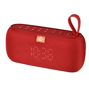 REACONDICIONADO ALTAVOZ BLUETOOTH CLOCK 10W ROJO COOLSOUND - CS0220