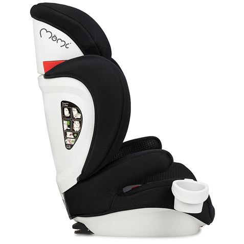 SILLA COCHE DE 15 A 36KG GRUPO 2/3 CON ISOFIX Y CINTURON GRIS QUICK FIX MOM - FOSA00004-3