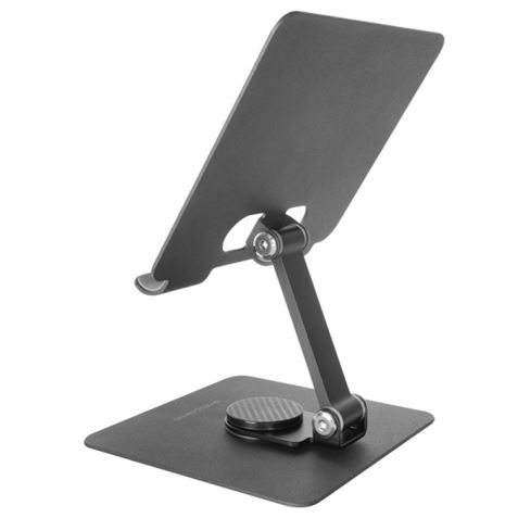 SOPORTE PARA TABLETS Y PORTATILES EN ACERO 360º NEGRO MARS GAMING - MARST-2