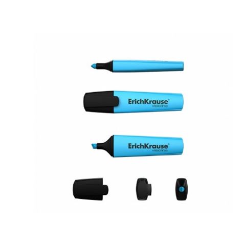 MARCADOR FLUERESCENTE AZUL PUNTA BISELADA ERICHKRAUSE - 32500