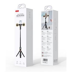 REAC TRIPODE + PALO SELFIE BLUETOOTH SS23 CON MANDO Y LED XO - XOSS23-1