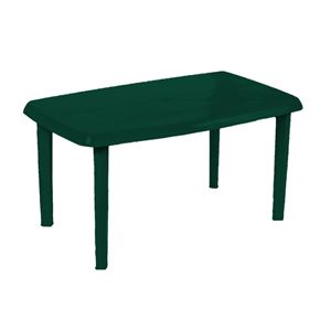 MESA RECTANGULAR DE RESINA VERDE 140X72 SEVEON - 76183