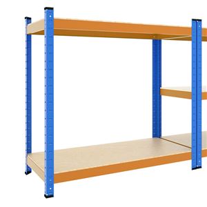 ESTANTERIA METALICA 5 BALDAS 180X80X40CM 100KGS BLIM - BL0527-3