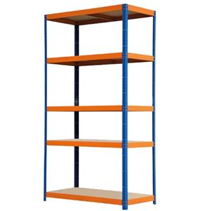 ESTANTERIA METALICA 5 BALDAS 180X100X40CM 175KGS BLIM - BL0528