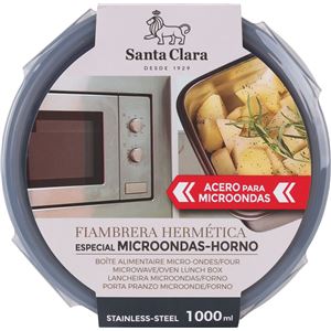 FIAMBRERA ACERO 1L APTA PARA MICROONDAS Y HORNO STA CLARA - 8433774745013-1